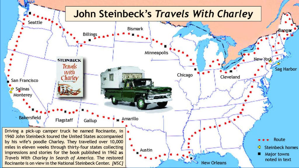 john steinbeck travels with