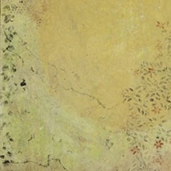 THE PALE SUN, @2010Vickie Martin, acrylic, ink and collage on canvas, 24x48